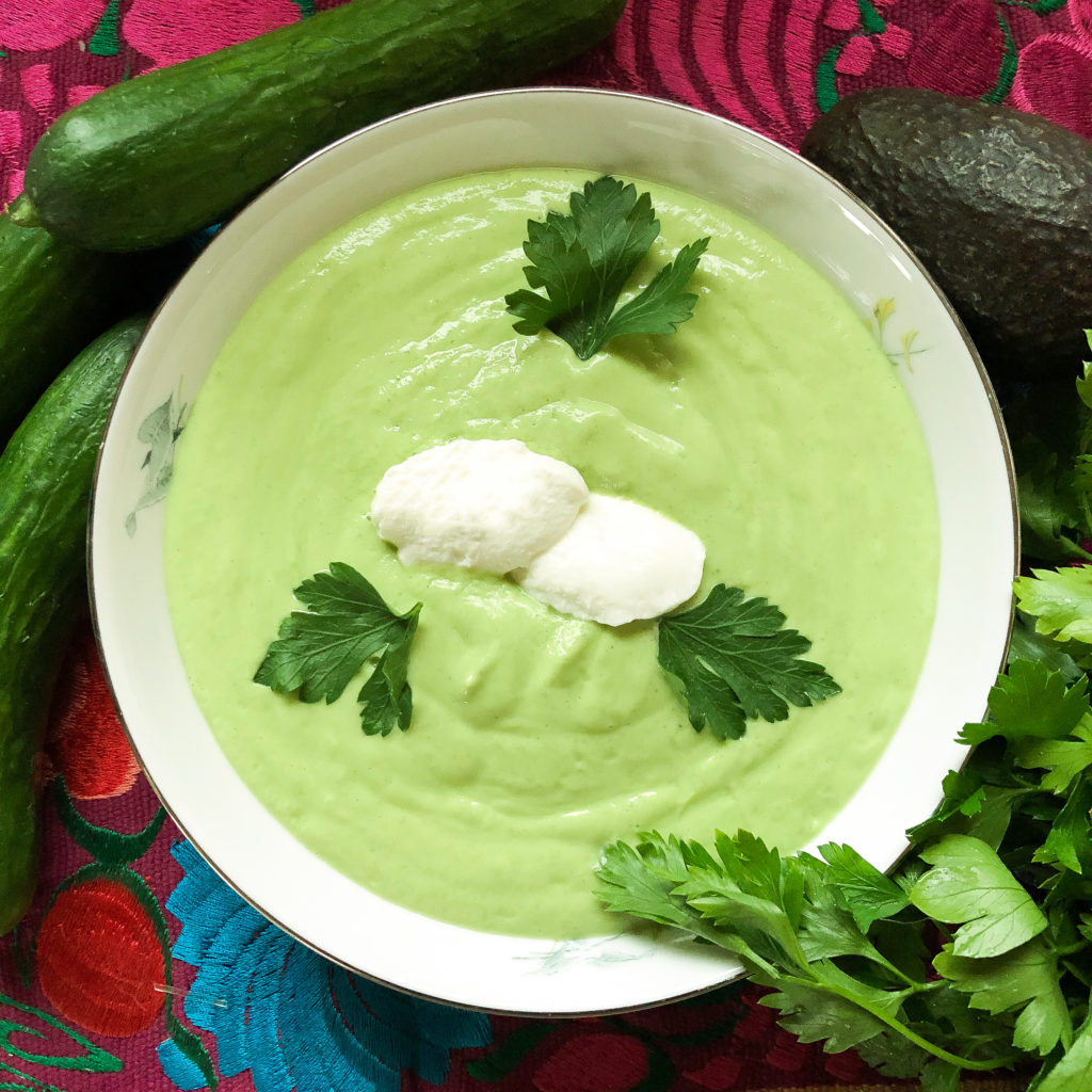 Cold Cucumber, Jalapeño, and Avocado Soup – New Mexico Farmers' Marketing Association