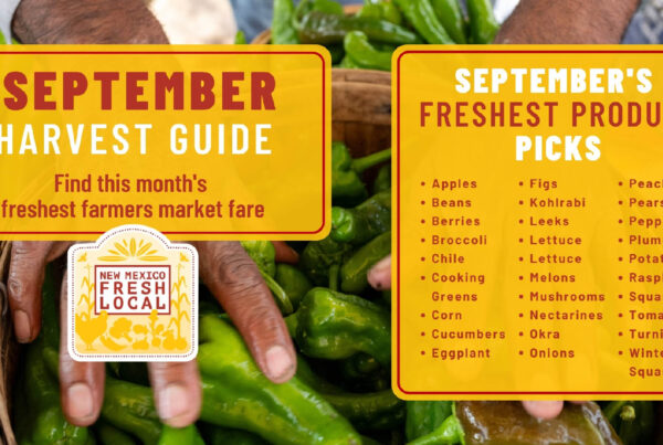 September Harvest Guide with fresh produce picks