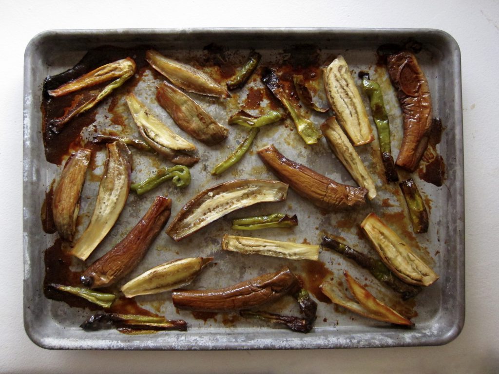 Honey-roasted Green Chiles with Eggplant – New Mexico Farmers' Marketing Association
