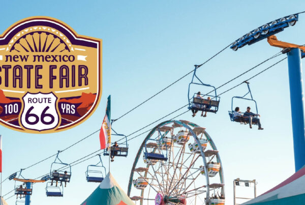 New Mexico State Fair with rides
