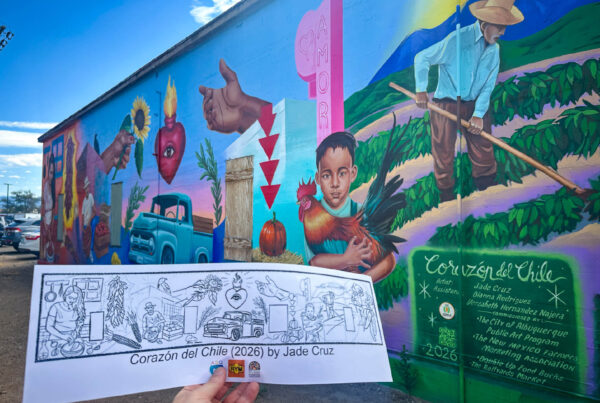 Mural at Rail Yards Market in Albuquerque