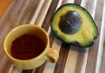 Avocado and red chile at Silver Leaf Farms. (Dean Hanson/Journal)